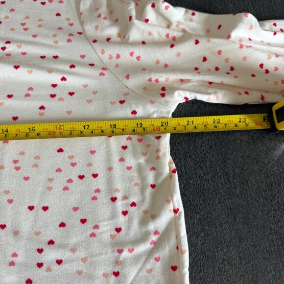 Soma Intimate Women's Heart Print LS Lounge Top, Size M NWT (Top Only) - Picture 8 of 8